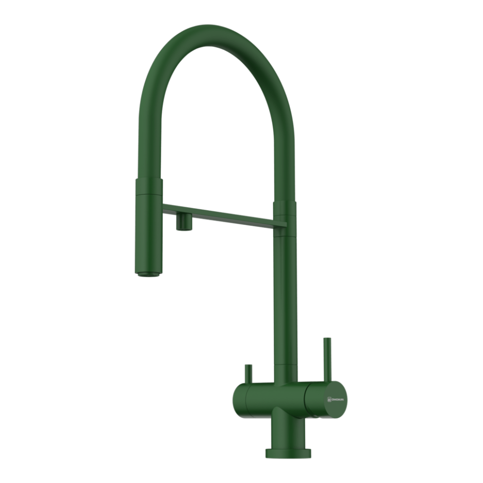 Смеситель для кухни Omoikiri Kanto-RG латунь/royal green