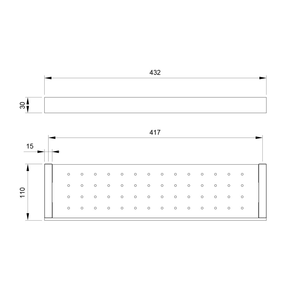 Полка в ванную Timo Petruma 15273/13 никель