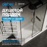 Душевой поддон ABBER AD3C159 150х90 прямоугольный, акриловый, белый
