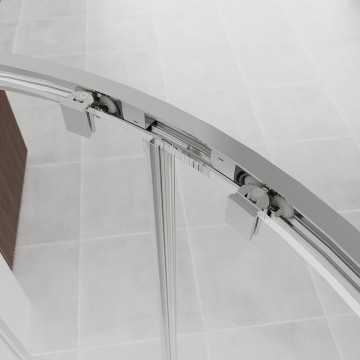 Душевой угол Veconi Evo 200 CH, 1000х1000x1950, хром, прозрачное стекло