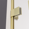 Боковая панель Veconi Premium Alassio SP G, 1000x2000, брашированное золото, стекло прозрачное осветленное