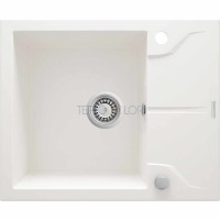 Гранитная мойка, 1-чаша с осушкой