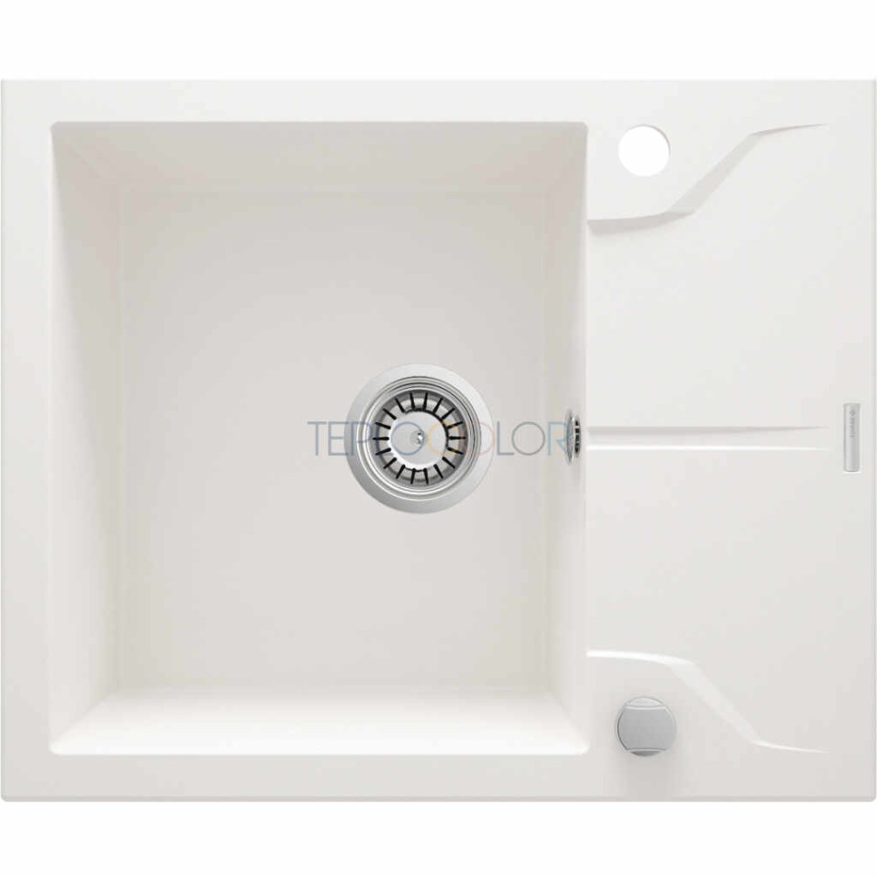 Гранитная мойка, 1-чаша с осушкой