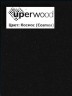 Раковина для ванной кварцевая Uperwood Lotus Quartz 100х50х13 см, черная матовая, космос