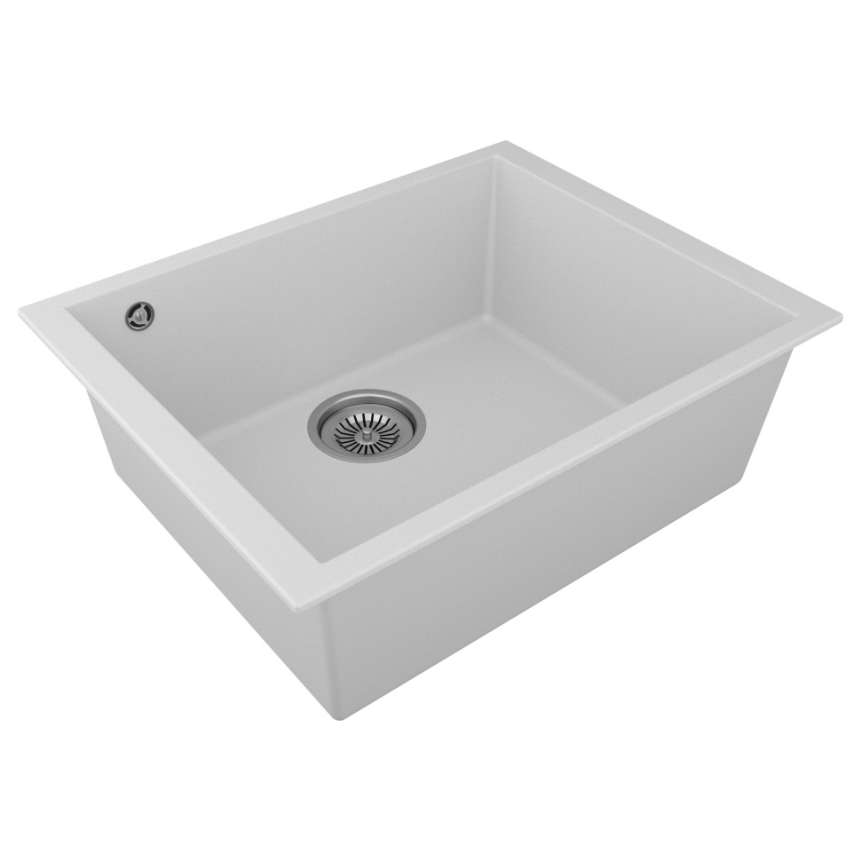 Мойка GRATO 56, ULTRAGRANIT, PM865644-WH, WHITE, 560х435 мм, Paulmark