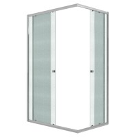 Душевое ограждение Niagara Eco NG-1129-14QMT (120х90х190) прямоугольник,раздвижное,хром,стекло матовое,1 место