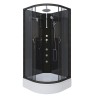 Душевая кабина Niagara Classic NG-6501-14BKTG (90х90х210) средний поддон(26см),черный,стекло тонированное,4 места