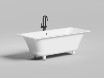 Ванна встраиваемая ORLANDA AXIS 170x75 S-Sense Матовое