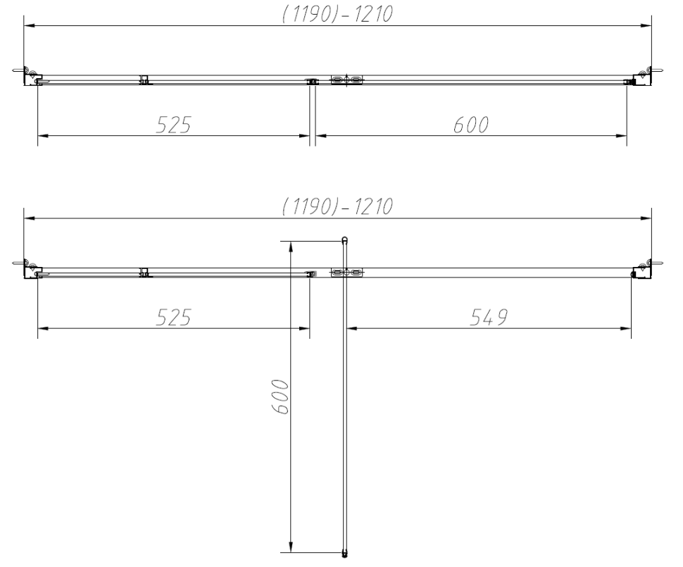 Душевой уголок Slim-N VSR-4SNP9012CLGM, 1200*900, вороненая сталь, стекло прозрачное