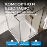 Душевой поддон ABBER AD3D080 80х80 квадратный, акриловый, белый