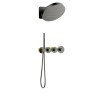 Душевая система встроенная с термостатом Timo Saona SX-2329/18SM черное золото