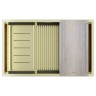 Мойка нерж. сталь NEXT-MULTI SINK 74 UNI, PM787445-LG, светлое золото, 740х450мм, Paulmark