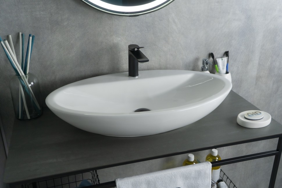 Раковина Gid N9435 51149 накладная белая 73x41.5x13.5