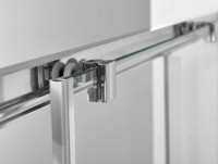 Душевая дверь Alpha VDS-3AL2170CL, 1700, хром, стекло прозрачное
