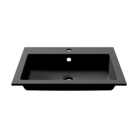 Раковина для ванной Uperwood Megan 60х48х16,5 см, черная матовая