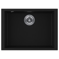 Мойка GRATO 60, ULTRAGRANIT, PM866044-BLM, BLACK, 600х440 мм, Paulmark