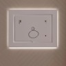 Зеркало LED OTTIMO Accord 800x700 c сенсорным выключателем и диммером
