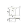 Кухонная мойка Omoikiri Akisame 65-L-IN нерж. сталь/нержавеющая сталь