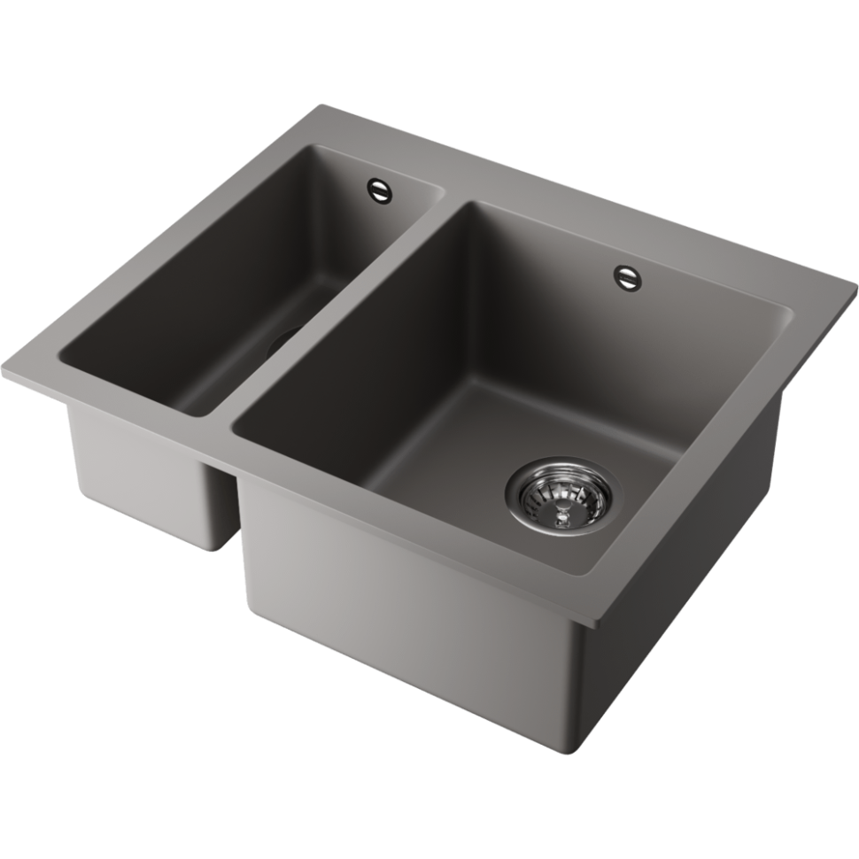 Кухонная мойка Omoikiri Bosen 59-2A-GR Artceramic/leningrad grey