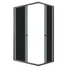 Душевое ограждение Niagara Eco NG-1129-14QT (120х90х190) прямоугольник,раздвижное,черный,стекло тонированное,1 место