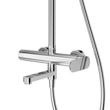 Душевая стойка со смесителем и изливом CEZARES STYLUS-CVD-01