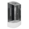 Душевая кабина Niagara Eco NG-7510-14R BLACK (120х80х215) высокий поддон(40см),стекло мозаика,4 места
