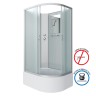 Душевая кабина Niagara Classic NG-2310-14LBK (120х80х200) высокий поддон(40см),стекло матовое,4 места