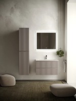 Тумба подвесная SANCOS Snob R 790х445х500, c двумя ящиками оснащенными доводчиками, Doha Soft, арт.SNR80SM