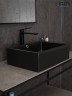Раковина Gid N9129bg 53381 накладная черная графит 50x38x14.5