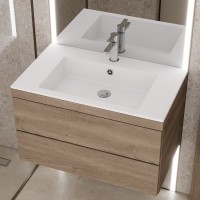 Раковина для ванной Uperwood Megan 80х48х16,5 см, белая матовая