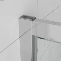 Душевой угол Veconi Ottimo P30SP CH, 800х900х1900 хром, стекло матовое