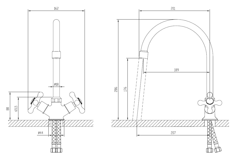 Смеситель для кухни OSGARD POLLY 74076