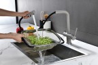 Смеситель для кухни SERPENTINE, графит, Se213222-DG, Paulmark