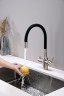 Смеситель для кухни Salix никель, Sa213419-NI(BS), Paulmark