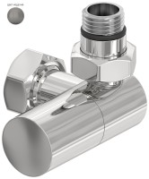 Вентиль 3D правый цилиндр (G 1/2&quot; НР х G 3/4&quot; НГ)