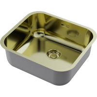 Кухонная мойка Omoikiri Omi 49-U/I-LG нерж. сталь/светлое золото