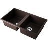 Кухонная мойка Omoikiri Tedori 86-2-DC Tetogranit/темный шоколад