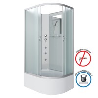 Душевая кабина Niagara Classic NG-2310-14LBKG (120х80х200) высокий поддон(40см),стекло матовое,4 места