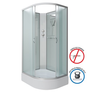 Душевая кабина Niagara Classic NG-33094-14LBK (100х90х200) средний поддон(26см),стекло матовое,4 места