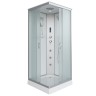 Душевая кабина Niagara Classic NG-1101-14F (90х90х215) низкий поддон(13см),стекло матовое,3 места с полкой