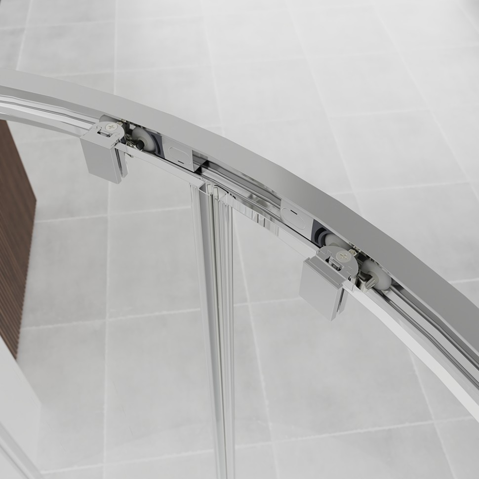 Душевой угол Veconi Evo 200 CH, 1200х800x1950, хром, прозрачное стекло