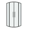 Душевое ограждение Grossman Cosmo 301.K33.02.9090.42.00 (90х90х195) четверть круга,раздвижная,графит сатин,стекло прозрачное, 1 место