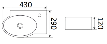 Умывальник CeramaLux 9100L