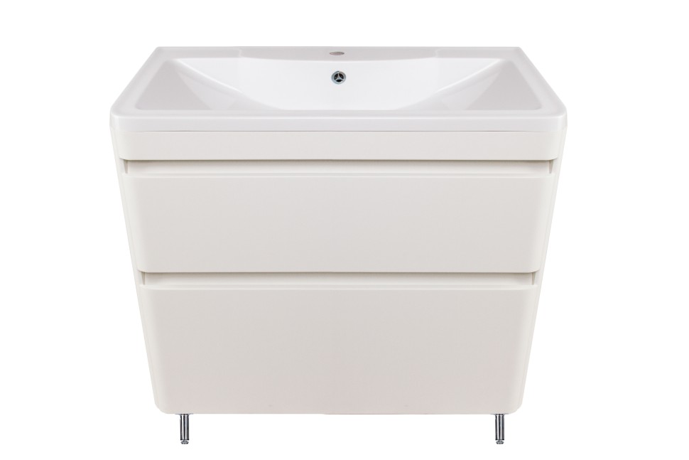 Тумба напольная STYLELINE "Атлантика 90", Люкс антискрейч, PLUS с раковиной Атлантик 90