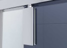 Душевой уголок Penta VSP-3P900CLGM, 900*900, вороненая сталь, стекло прозрачное