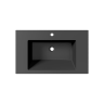 Раковина для ванной Uperwood Megan 80х48х16,5 см, черная матовая