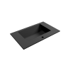 Раковина для ванной Uperwood Megan 80х48х16,5 см, черная матовая