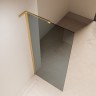 Душевая перегородка Волк-Ин (Walk-In) VLSW-1H900MRG, 900*2000, брашированное золото, стекло зеркальное