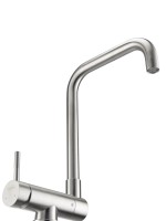 Смеситель для кухни. Складной. Для установки перед окном. Никель. OSGARD HARKO 27073