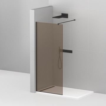 Душевая перегородка CEZARES LIBERTA-L-1-80-120-BR-NERO
